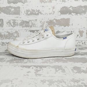 NEW Keds Women's Triple Kick Leather Running Sneakers O208